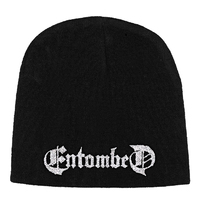 Entombed Embroidered Logo Beanie Hat