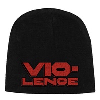 Vio-lence Logo Embroidered Beanie Hat