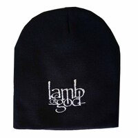 Lamb Of God Embroidered Logo Beanie
