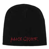Alice Cooper Embroidered Logo Beanie Hat