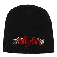 Motley Crue Dr Feelgood Embroidered Logo Beanie Hat