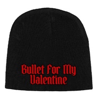 Bullet For My Valentine Logo Embroidered Beanie