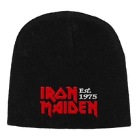 Iron Maiden Est 1975 Embroidered Beanie