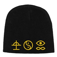 Bad Omens Symbols Embroidered Beanie Hat
