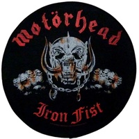 Motorhead Iron Fist Circular Back Patch