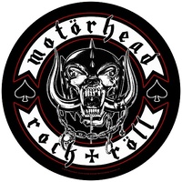 Motorhead Biker Circular Back Patch