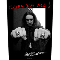 Metallica Cliff Em All Back Patch