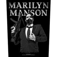 Marilyn Manson Machine Gun Back Patch