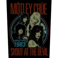 Motley Crue Shout At The Devil 83 Back Patch