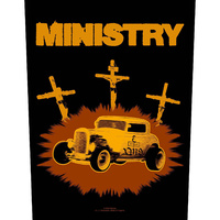 Ministry Jesus Built My Hot Rod Back Patch