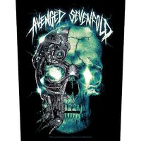 Avenged Sevenfold Mechanical Skull Back Patch