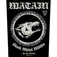 Watain Black Metal Militia Back Patch