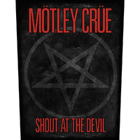 Motley Crue Shout At The Devil Pentagram Back Patch