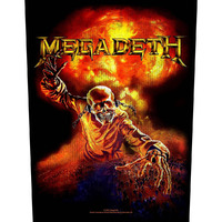 Megadeth Nuclear Back Patch