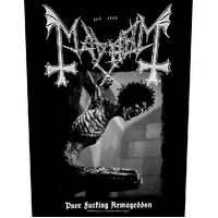Mayhem Pure Fucking Armageddon Back Patch