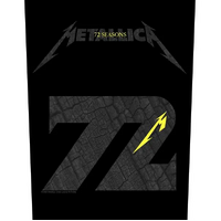 Metallica 72 Seasons Charged M72 Back Patch