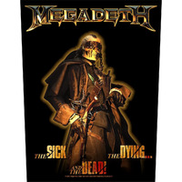 Megadeth The Sick The Dying And The Dead Back Patch
