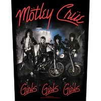Motley Crue Girls Girls Girls Back Patch
