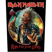 Iron Maiden Run For Your Lives Back Patch