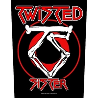 Twisted Sister Circular Logo Back Patch