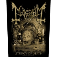 Mayhem Liturgy Of Death Back Patch