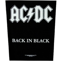 AC/DC Back In Black Back Patch