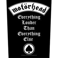 Motorhead Everything Louder Back Patch