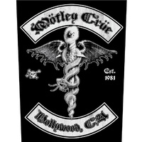Motley Crue Hollywood Back Patch