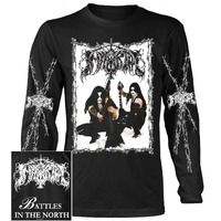 Immortal Battles In The North Photo Long Sleeve Shirt