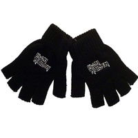 Iron Maiden Logo Fingerless Gloves