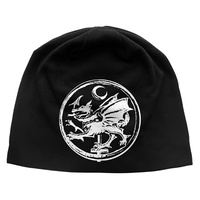 Cradle Of Filth Order Of The Dragon Logo Discharge Print Beanie Hat