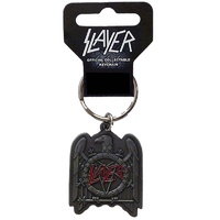 Slayer Eagle Crest Engraved Metal Keyring Keychain