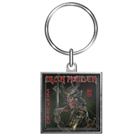 Iron Maiden Senjutsu Metal Keyring Key Chain