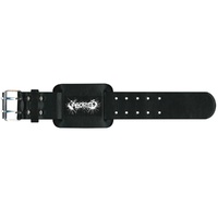 Aborted Logo Leather Wristband