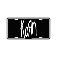 Korn Logo Number Plate