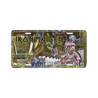 Iron Maiden Somewhere In Time Number Plate