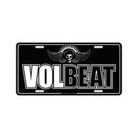 Volbeat Logo Number Plate