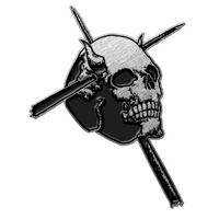 Candlemass Skull Metal Pin Badge