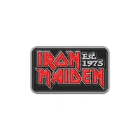 Iron Maiden Est 1975 Metal Pin Badge