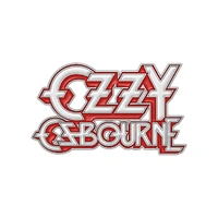 Ozzy Osbourne Logo Metal Pin Badge