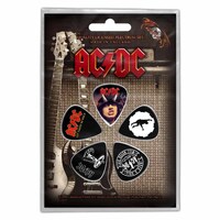 AC/DC Highway To Hell Let There Be Rock Guitar Plectrum Pick Set 5 Pack
