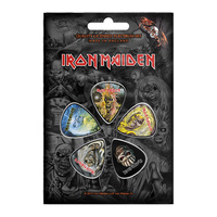 Iron Maiden Faces Of Eddie Guitar Pick 5 Pack