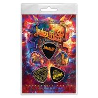 Judas Priest Invincible Shield Guitar Plectrum Pick 5 Pack