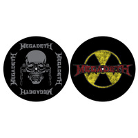 Megadeth Radioactive Turntable Slipmat Set