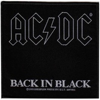AC/DC Back In Black Patch