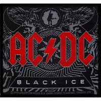 AC/DC Black Ice Woven Patch