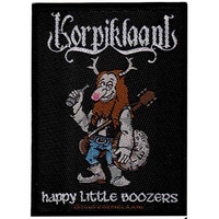 Korpiklaani Happy Little Boozers Woven Patch