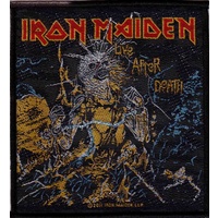 Iron Maiden Live After Death Woven Patch