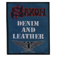 Saxon Denim And Leather Patch
