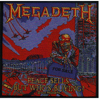 Megadeth Peace Sells Woven Patch